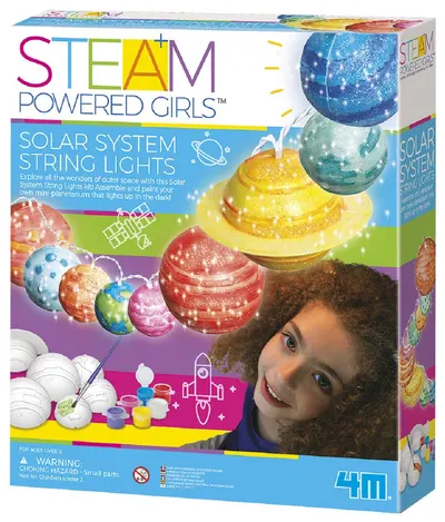 Set de creatie 4M Steam Powered Girls - Creaza, singura, Sistemul solar
