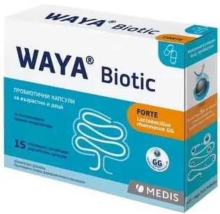 Waya Biotic Forte, 15 capsule probiotice, Medis
