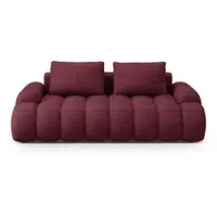 Canapea burgundy 200 cm Linz – Cosmopolitan Design
