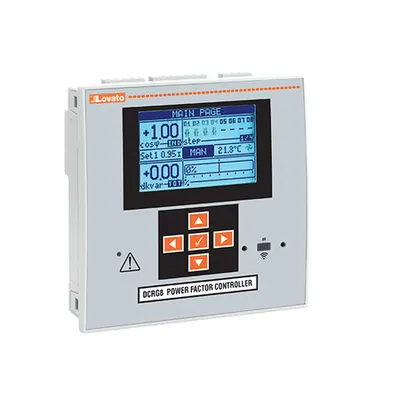 Automatic Power Factor Controller, Dcrg Series, 8 Steps, Expandable Up To 24 Steps