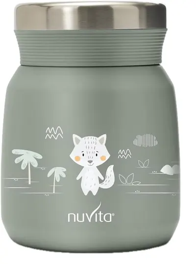 Cutie termică pentru alimente Nuvita - 300 ml, Sage Green