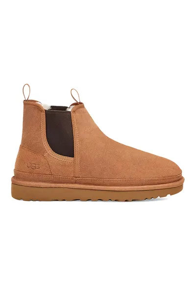 Ghete Cheslea de piele intoarsa Neumel - Maro camel