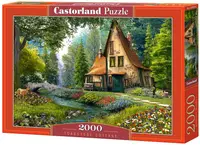 Puzzle Castorland din 2000 de piese - Casa in padure, Dominic Davison