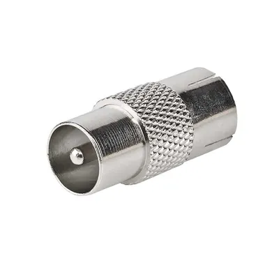 Set 4 x Adaptor Coaxial IEC Coaxial Tata - IEC Coaxial Mama, Metal, Nedis
