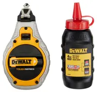 Set marker DeWALT - Toughseries, 30 m, cu vopsea roșie