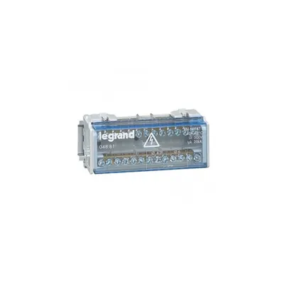 Monobloc modular distribution block - 2P - 40 A - 13 connections