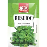 Busuioc uscat CIO 8 g – condiment aromat pentru paste, pizza, sosuri și salate. Engros