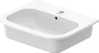 Lavoar Duravit D-Code 0337540000, incastrat in blat, 545 x 435 mm, dreptunghiular, Alb