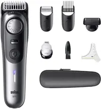 Aparat de tuns barba Braun - BT9520, Silver/Mat