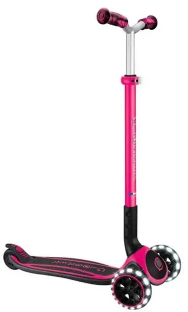 Trotinetă pliabilă Globber - Ace Lights, roz