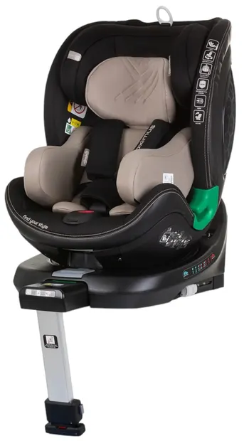 Scaun auto Chipolino - Maximus, 360°, I-Size, IsoFix, 40-150 cm, macadamia