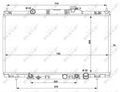 Radiator motor (Automat) potrivit HONDA CR-V II 2.0
