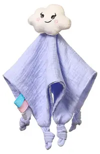 Jucărie pentru bebeluși de îmbrățișat BabyOno - Norișor Blinky, 25.5 cm