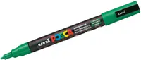 Marker permanent cu varf rotund Uni Posca - PC-3M, 1,5 mm, verde