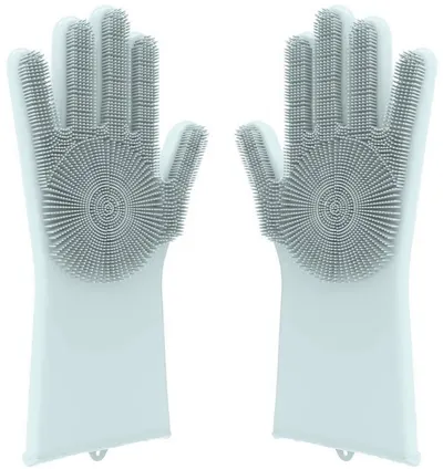 Set 2 manusi profesionale din silicon pentru spatal vase
