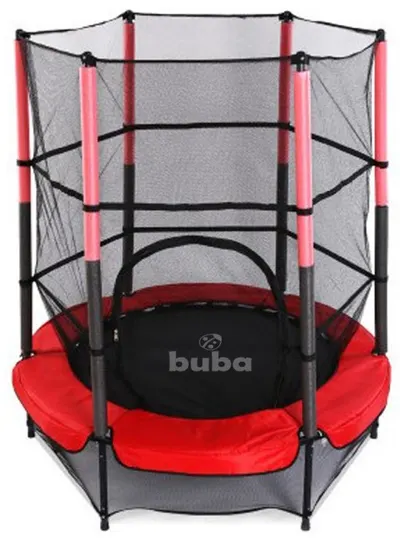 Trambulina copii Buba - 4.5FT, cu plasa, 140 cm