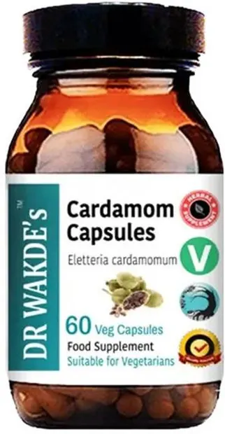 Cardamom, 60 capsule, Dr Wakde's