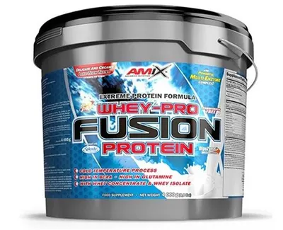 Whey Pure Fusion, banană, 4000 g, Amix