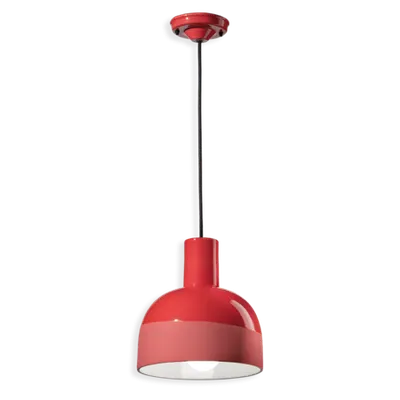 Lustra, lampa suspendata DECO CAXIXI FINISH ROC - ROSSO CORALLO C2400