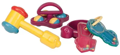 Set suzete pentru bebeluşi Battat - 5 buc