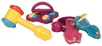Set suzete pentru bebeluşi Battat - 5 buc