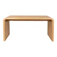 Masă de dining cu aspect de lemn de stejar 80x160 cm Brave – Zuiver