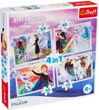 Puzzle Trefl 4 in 1 - Magie în pădure