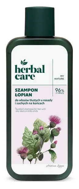 Farmona Herbal Care Șampon cu brusture pentru păr cu rădăcini grase și vârfuri uscate, 330 ml