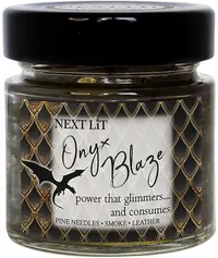Lumânare parfumată Next Lit Dragon Fire - Onyx Blaze, 100 g