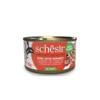 Hrana umeda pisici, Schesir, Ton si Creveti in jeleu, 85 g