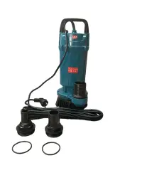 Pompa submersibila apa curata CMP1767 QDX10-35-1.1, 1.1kW, 1.5HP, debit 10 mc/h, inaltime refulare 35m, iesire 2" / 1.5" / 1", 2860RPM, 110-220V, fara plutitor