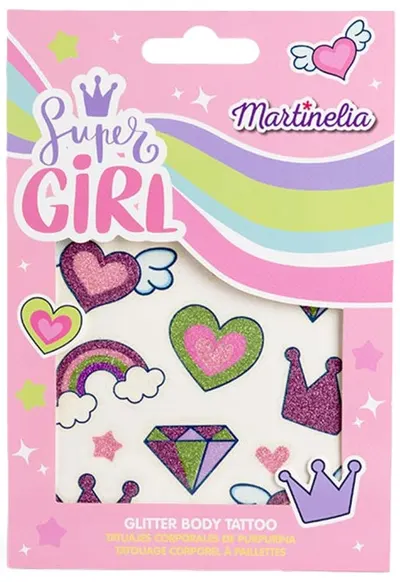 Тatuaje din brocart Martinelia Super Girl - 12 buc