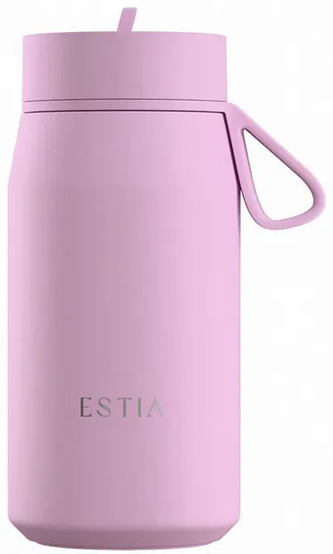 Sticlă termică cu mâner Estia Pulse - Lavandă, 360 ml