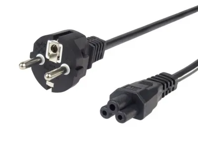 Cablu alimentare notebook Schuko la IEC C5 drept 2m, KPSPU