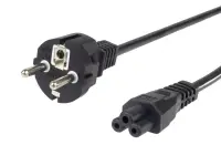 Cablu alimentare notebook Schuko la IEC C5 drept 2m, KPSPU