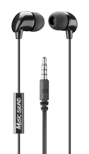 Casti Cellularline - Music Sound, negre