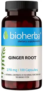 Ginger Root, 270 mg, 100 capsule, Bioherba