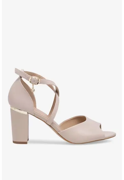 Sandale dama 5905588483007 - Piele naturala - Bej - Bej