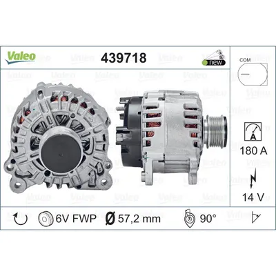 Generator/alternator VALEO 439718