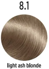 Vopsea de par Profesionala ELEMENT 8.1, 100 Ml, Light Ash Blonde