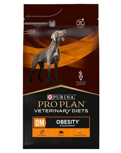 PURINA PRO PLAN Veterinary Diets Canine OM Obesity Management 3 kg hrană câini supraponderali