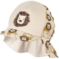 Pălărie cu gât din material textil și protecție UV 50+ Sterntaler - Leu, 47 cm, 9-12 luni