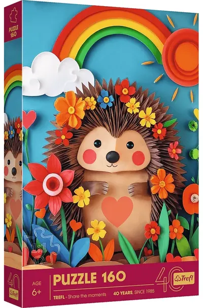 Puzzle Trefl cu 160 de piese - Arici mic