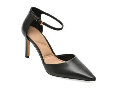 Pantofi eleganti ALDO negri, MERLO 001, din piele naturala