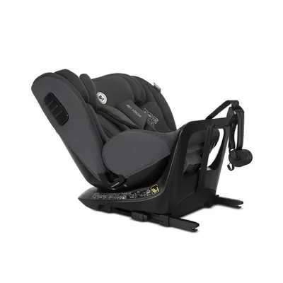 Scaun auto pentru copii Lorelli Monza Grey i-Size, isofix, rotativ, reglabil, anti rebound bar, protectie laterala SPS, husa detasabila, 40-150 cm
