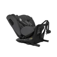 Scaun auto pentru copii Lorelli Monza Grey i-Size, isofix, rotativ, reglabil, anti rebound bar, protectie laterala SPS, husa detasabila, 40-150 cm