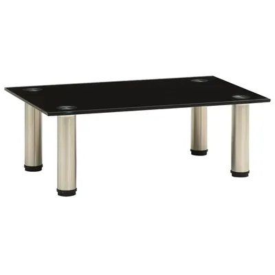 Gossi suport tv, negru, 40 x 35 x 17 cm, sticla securizata