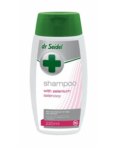 DR SEIDEL șampon seleniu câini anti-mătreață seboree 220 ml