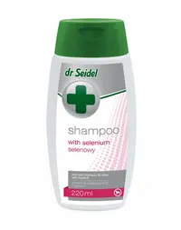 DR SEIDEL șampon seleniu câini anti-mătreață seboree 220 ml