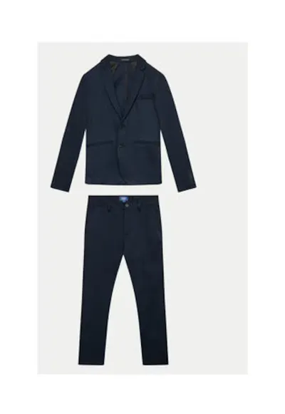 Compleu baieti - 304522918 - Poliester/Viscoza - 140 CM - Albastru